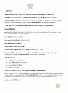 Asans�rle MMO kontrol 2026 mavi etiket sertifikalar�